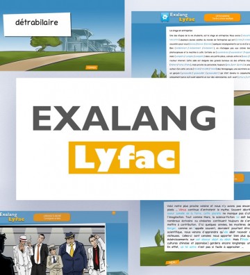 Exalang LyFac, logiciel d'évaluation du langage oral et écrit chez le jeune adulte.