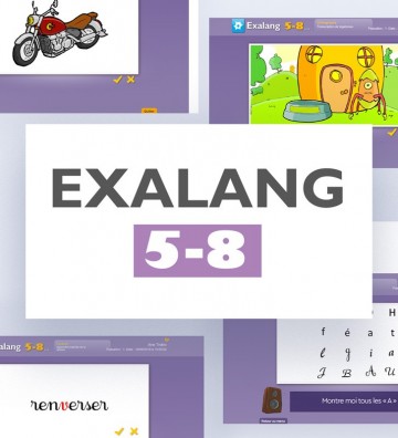 Logiciel Exalang 5-8 pour l'examen du langage oral et écrit chez l'enfant de 5 à 8 ans. Orthophonie