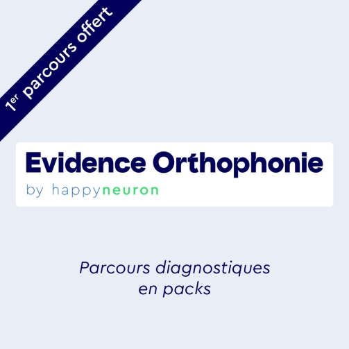 Evidence orthophonie - Parcours diagnostiques en packs